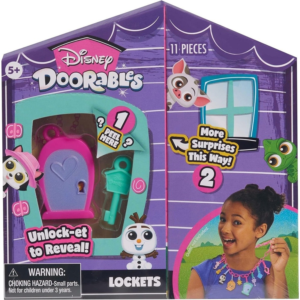 Disney Doorables Deluxe Lockets – 2 Pack – Includes Character Charms – Licensed‎